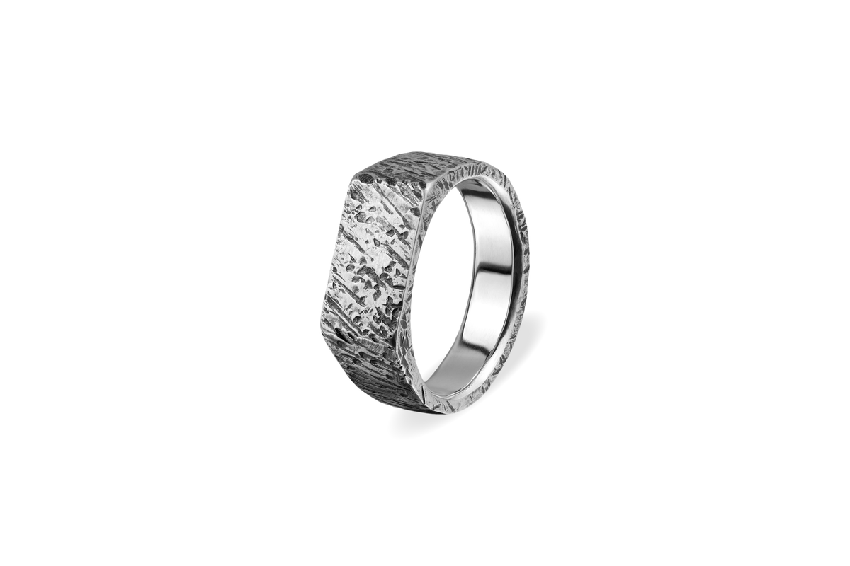 Distressed Rectangle Signet