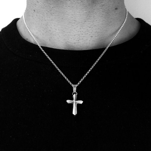 "Battered Cross" Pendant