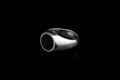 "Round Onyx" Opal Signet