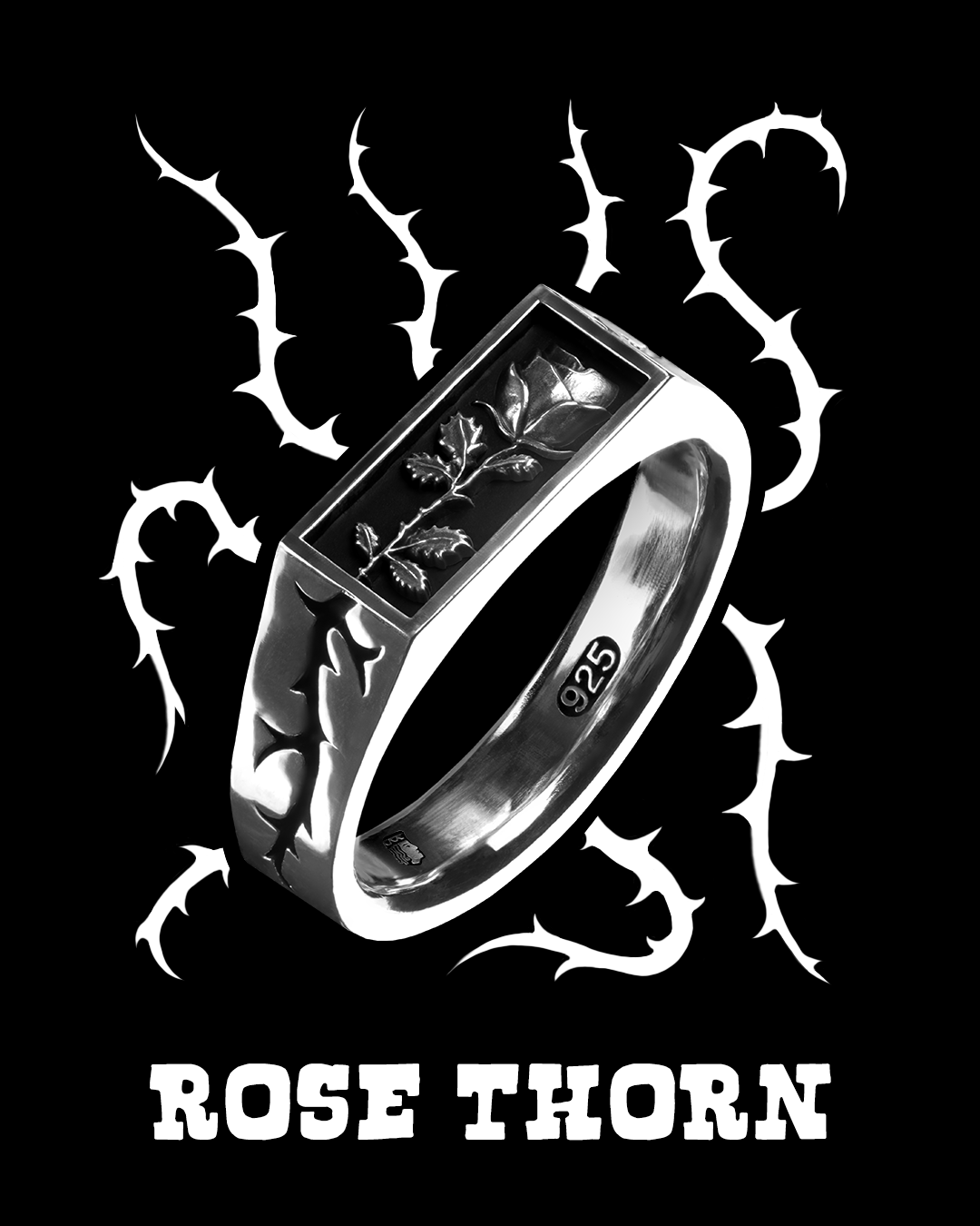 "Rose Thorn" Signet